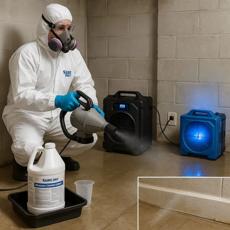 Sanitization and Odor Removal process in Oak Lawn, IL