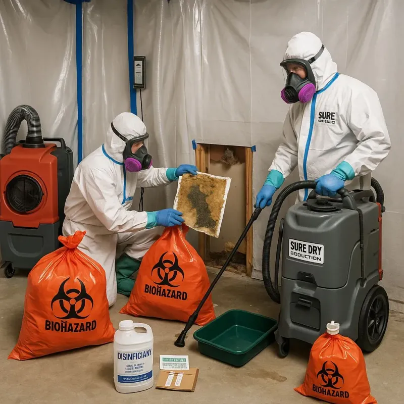Contaminated Water Handling Protocols process in Oak Lawn, IL