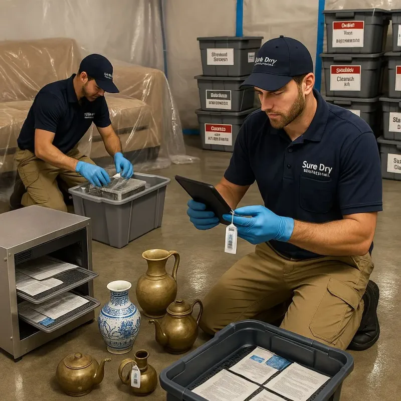 Content Protection and Restoration process in Oak Lawn, IL